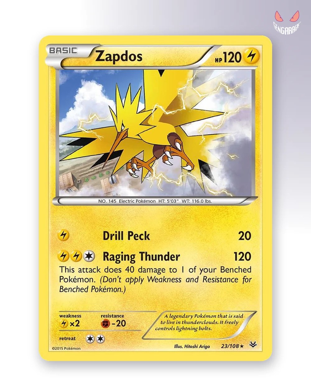 Zapdos 23 [RH] [NM] - Roaring Skies