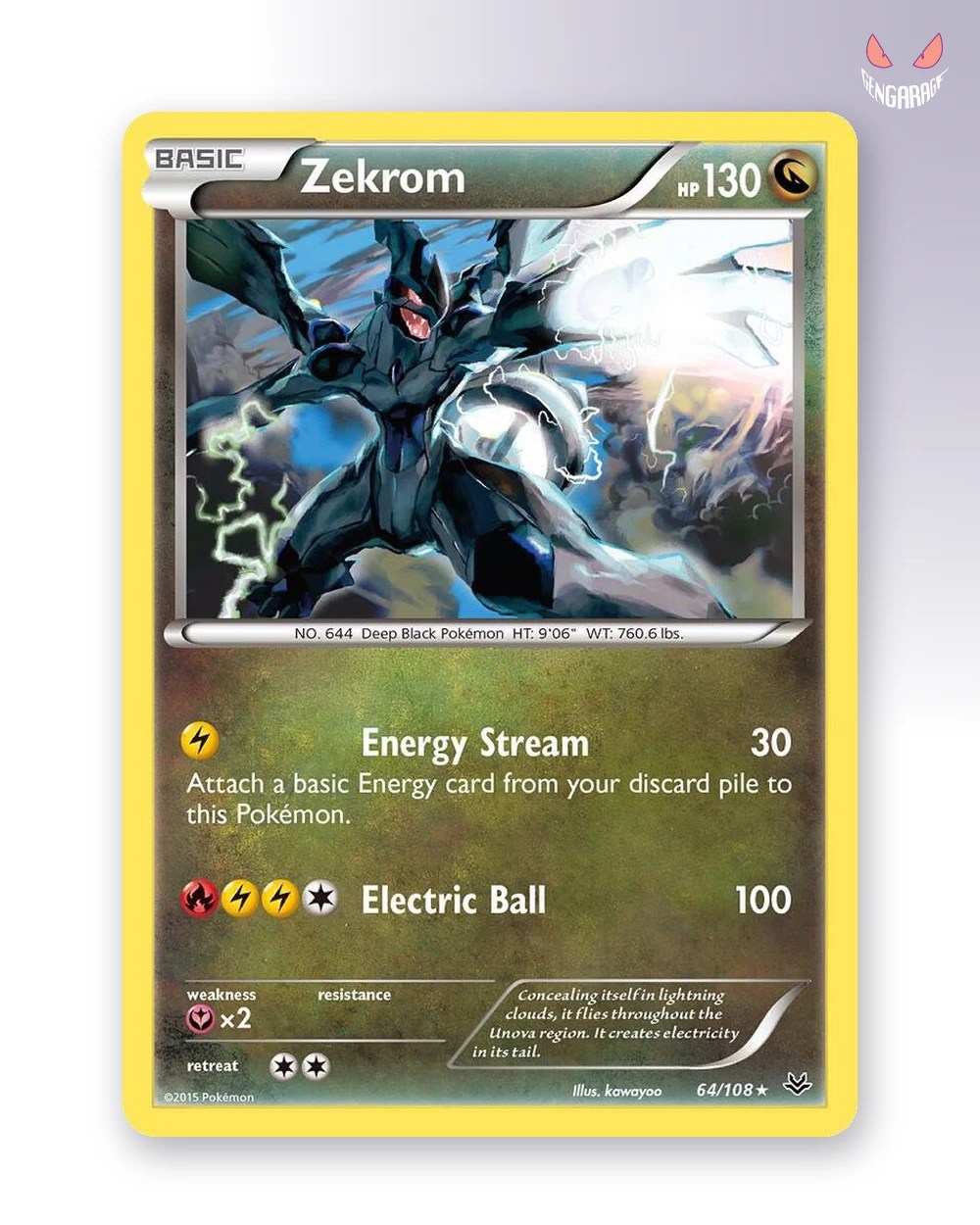 Zekrom 64 [H] [NM] - Roaring Skies