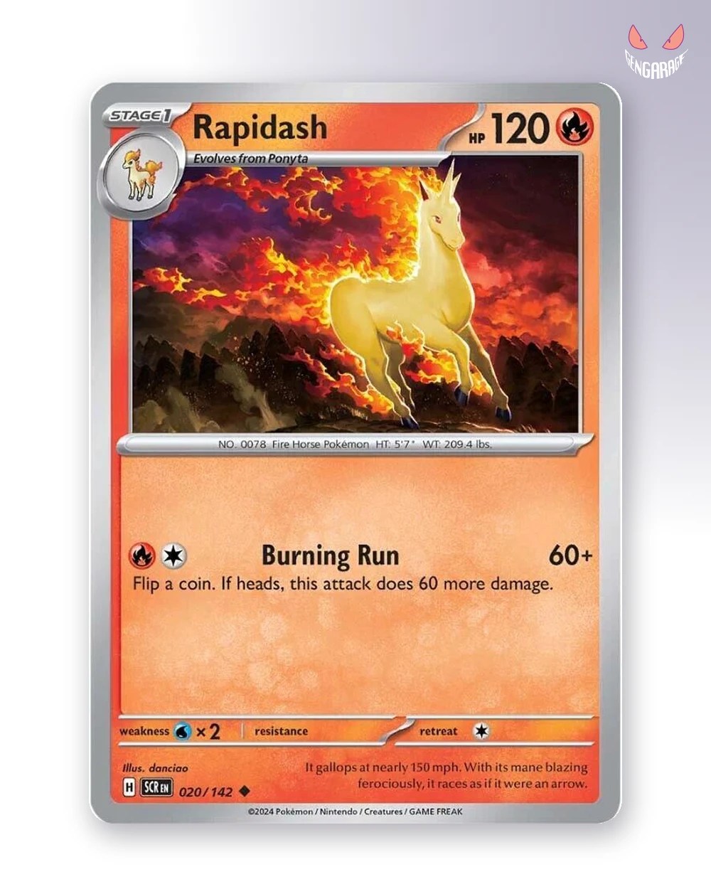 Rapidash 20 [RH] [NM] - Stellar Crown