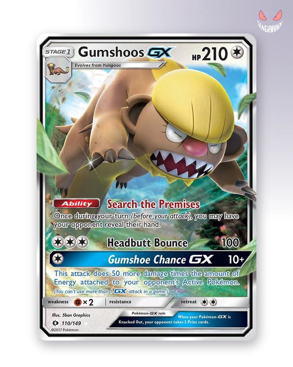 Gumshoos GX  110 [ES] [NM] - SM Base Set