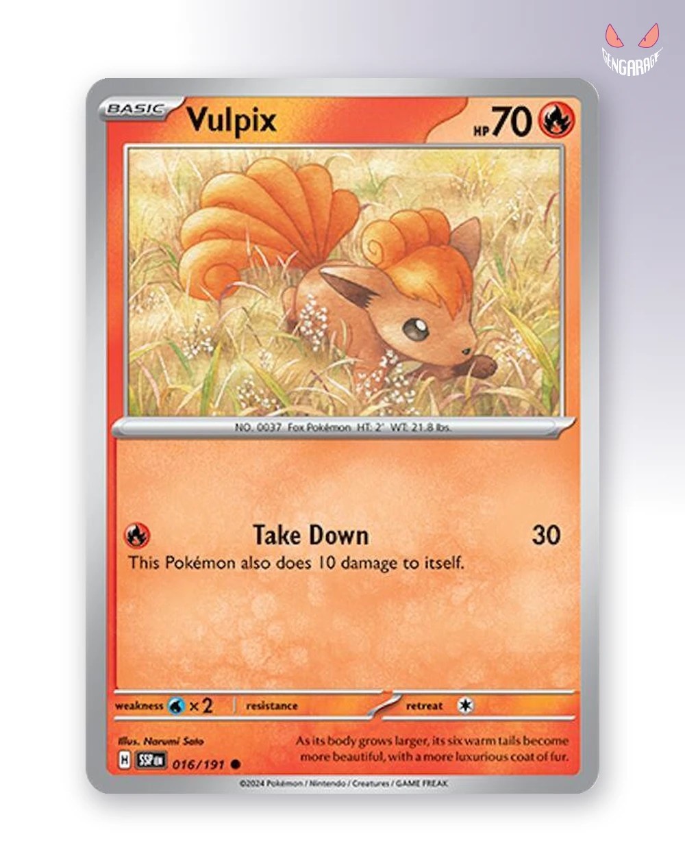 Vulpix 16 [ES] [RH] [NM] - Surging Sparks