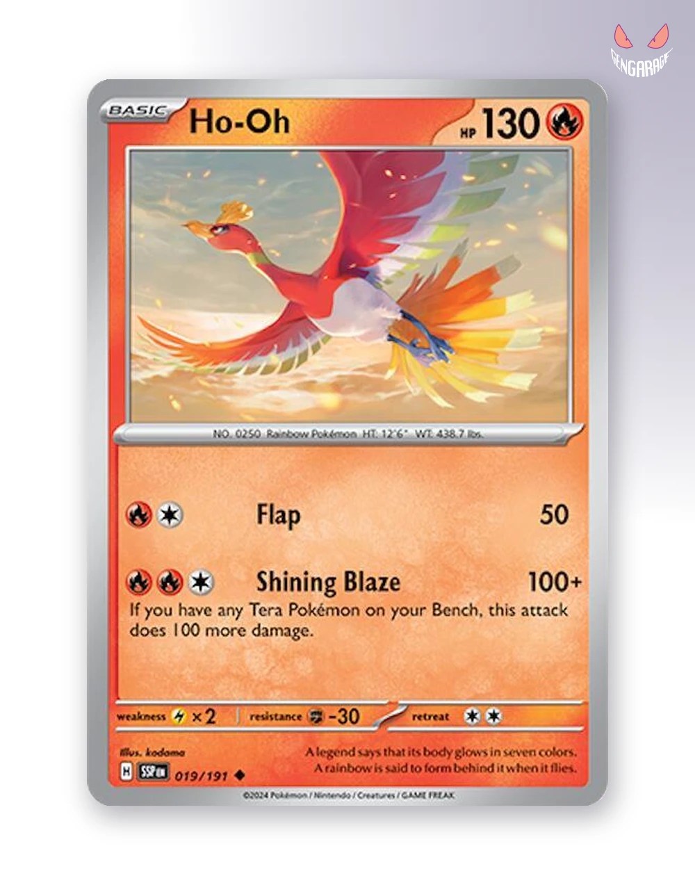 Ho-Oh 19 [JP] [RH] [NM] - Surging Sparks