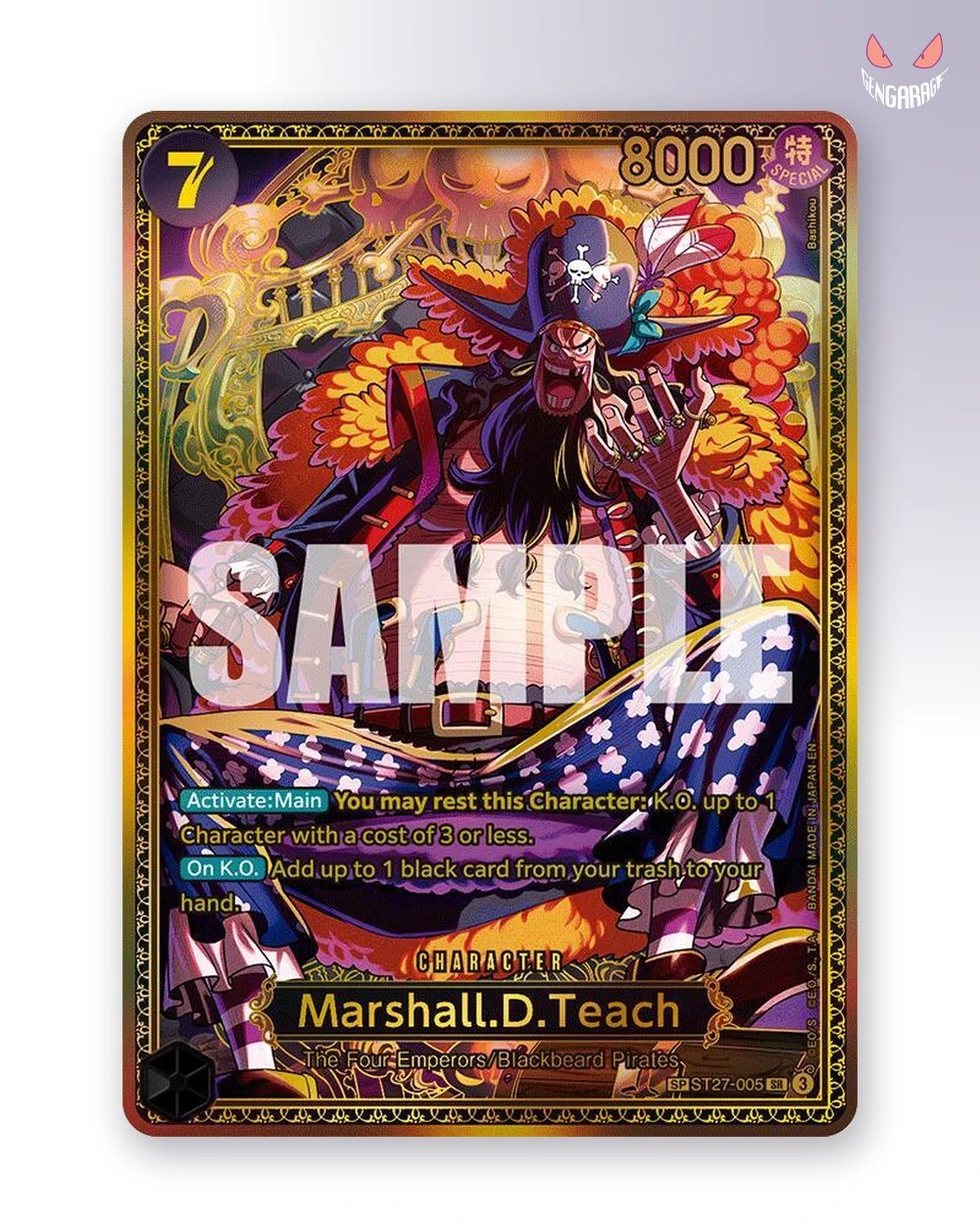 Marshall.D.Teach ST27-005 [SP] [NM] – The World’s Strongest Warriors