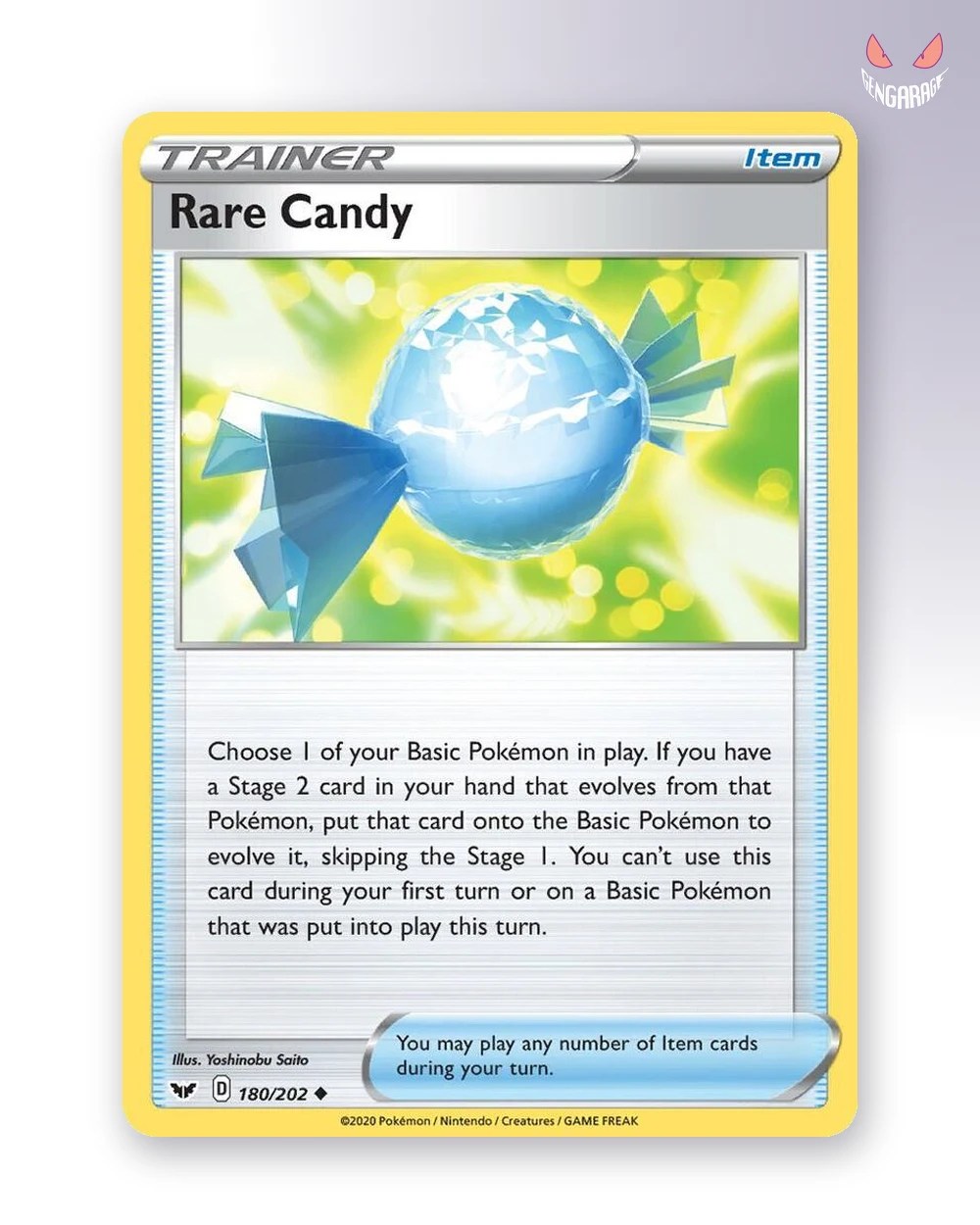 Rare Candy 180 [NM] - Sword & Shield Base Set