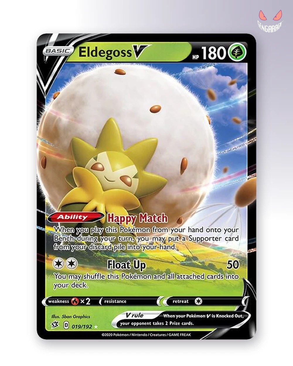 Eldegoss V  19 [ES] [NM] - Rebel Clash