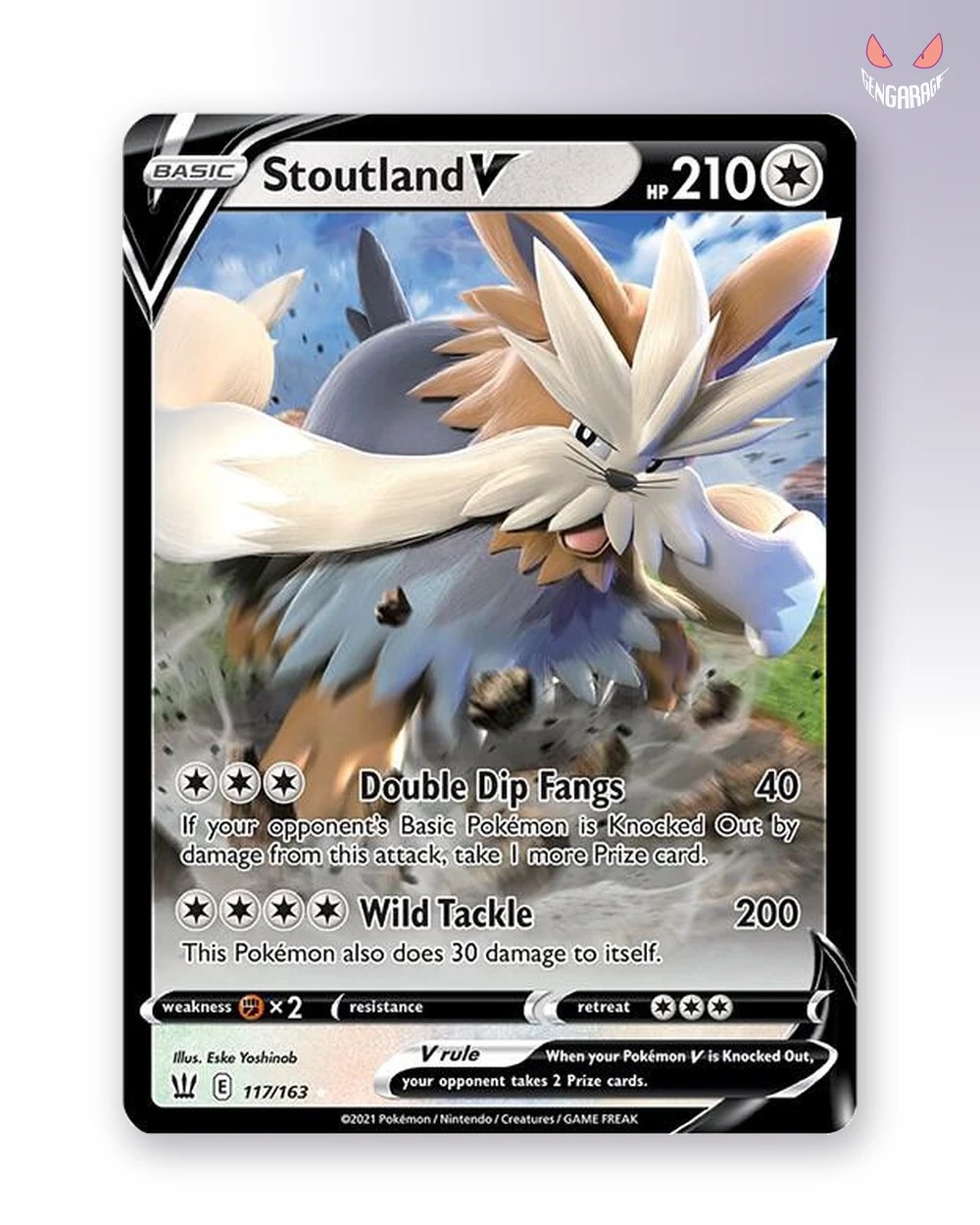 Stoutland V  117 [ES] [NM] - Battle Styles
