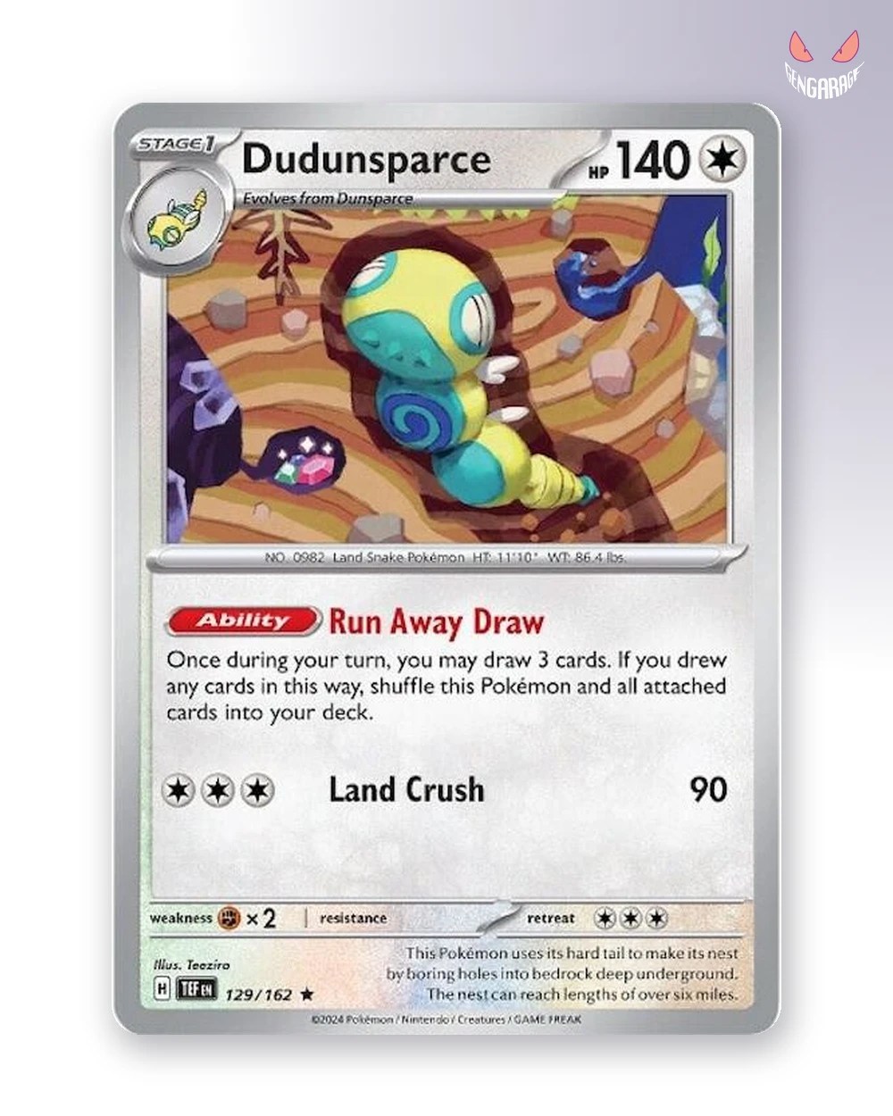 Dudunsparce 129 [H] [NM] - Temporal Forces