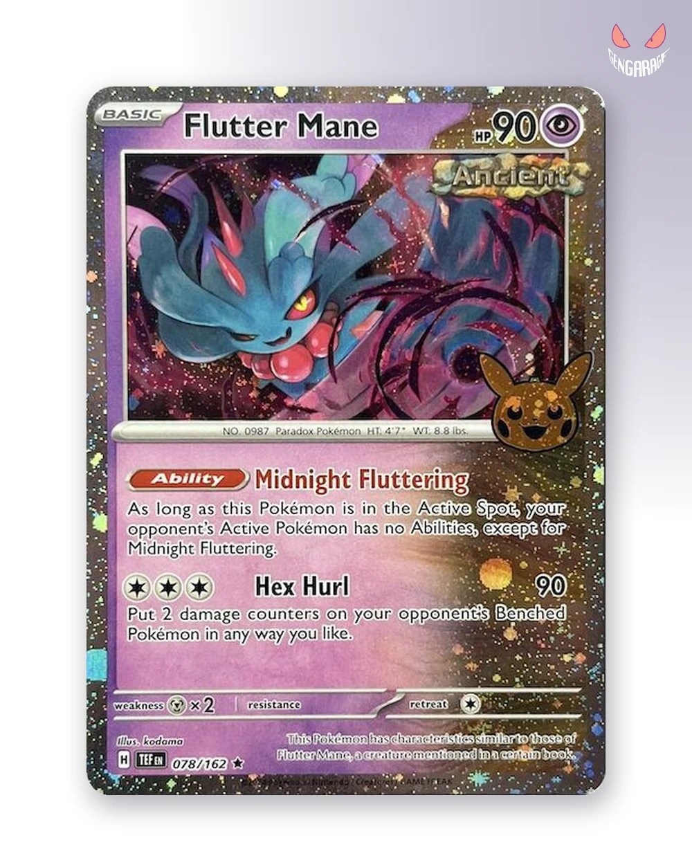 Flutter Mane 78 [Cosmos Holo] [Trick or Trade 2024] [NM] - Trick or Trade BOOster Bundle 2024