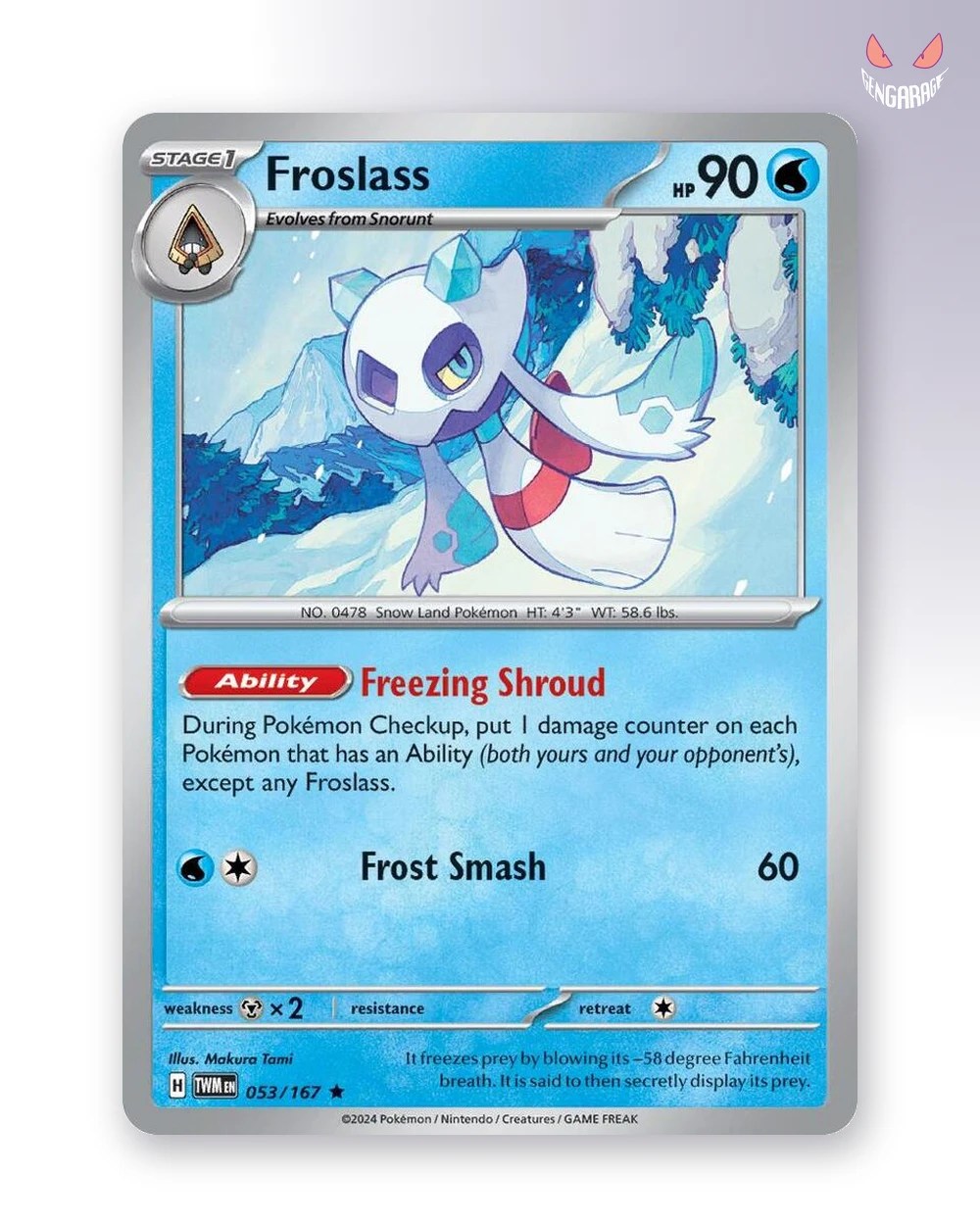 Froslass  53 [H] [NM] - Twilight Masquerade