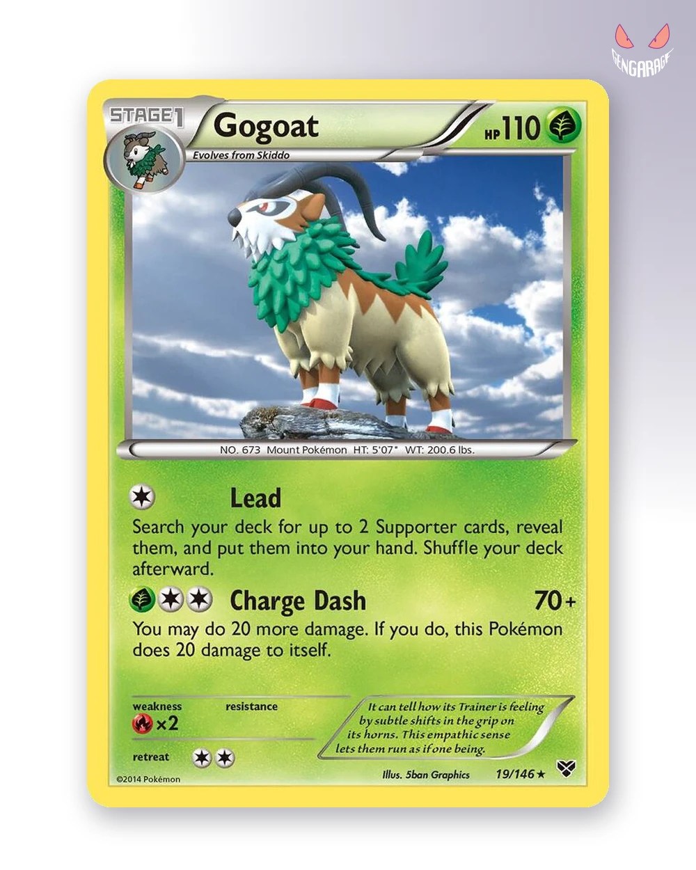 Gogoat 19 [H] [LP] - XY Base Set