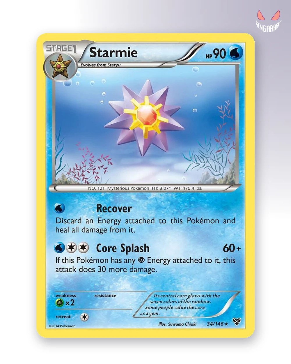 Starmie 34 [RH] [LP] - XY Base Set