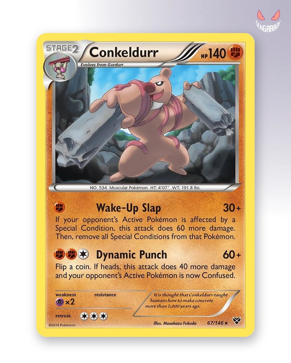 Conkeldurr 67 [RH] [NM] - XY Base Set
