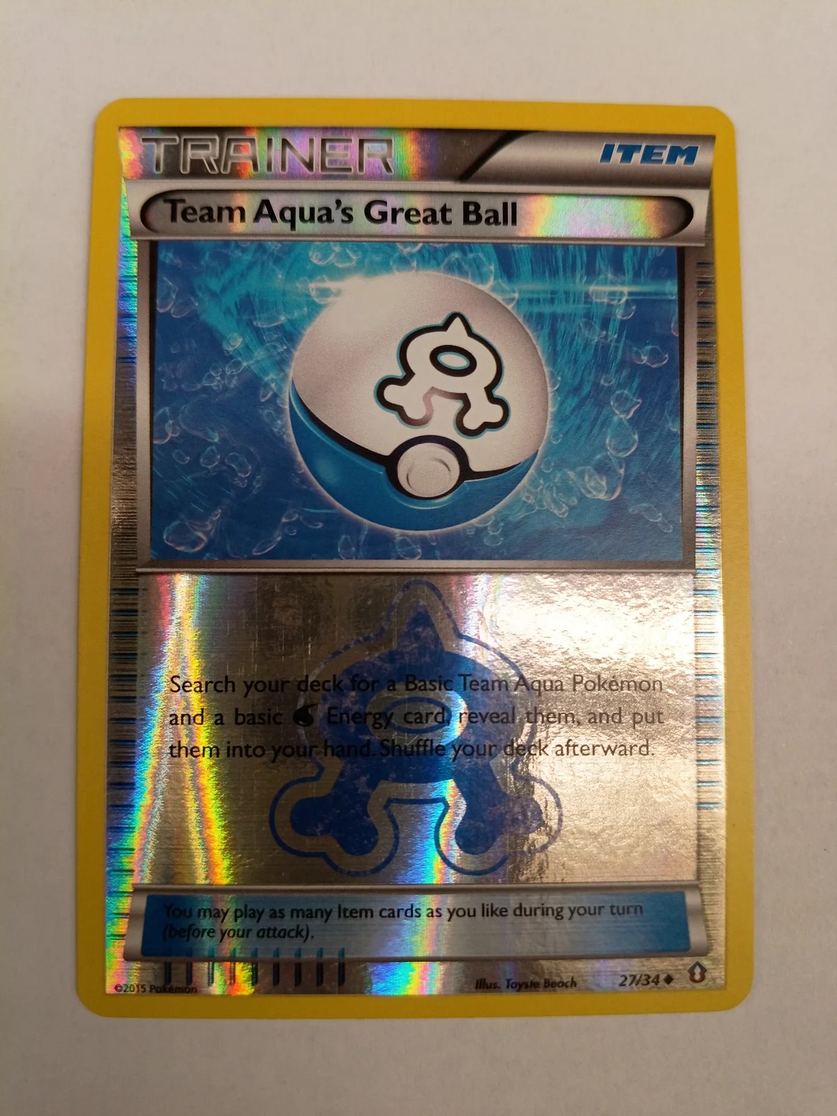 Team Aqua's Great Ball 27 [RH] [LP] - Double Crisis - foto 1