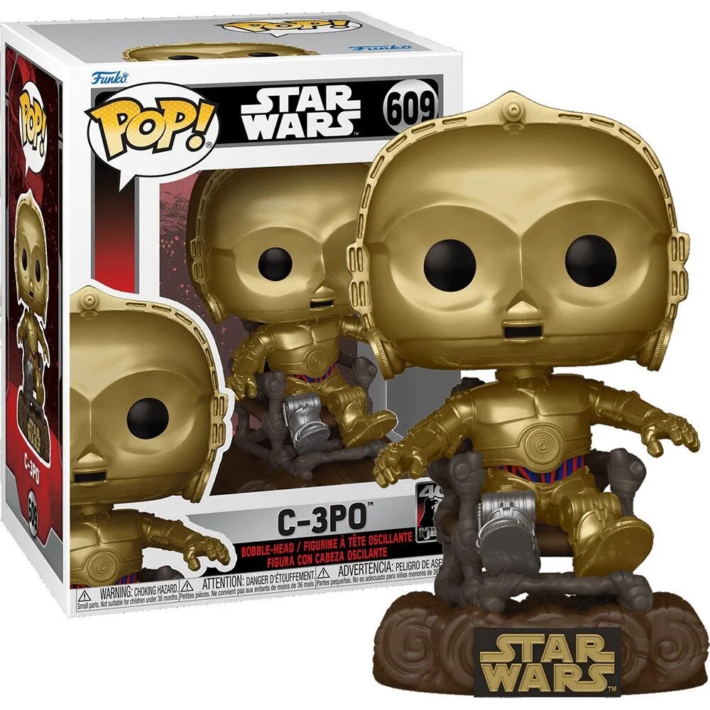 Funko POP! Star Wars C-3PO on Throne Vinyl Bobblehead Figure - Imagen 2