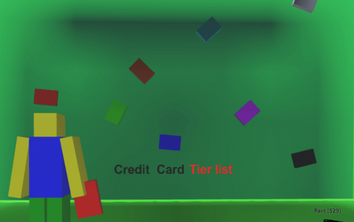 Credit cards tier list (community rankings)