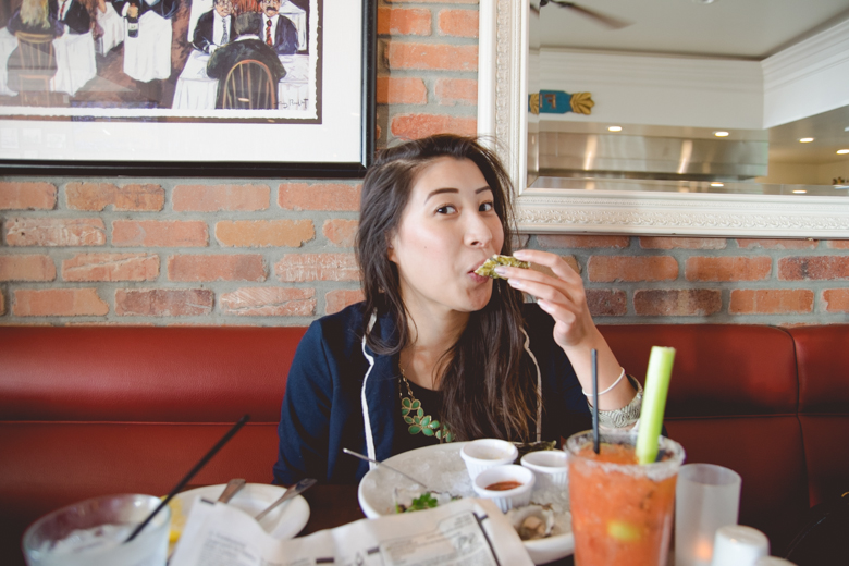 Tiffany Bee loves oysters