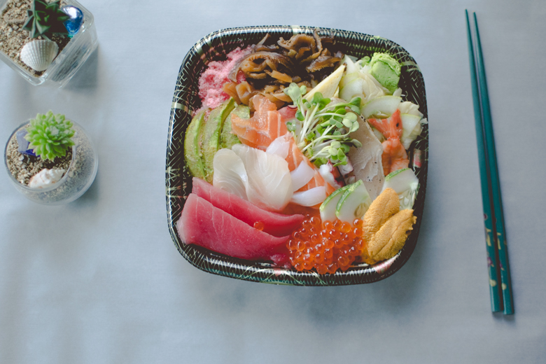 Chirashi from Sango Sushi