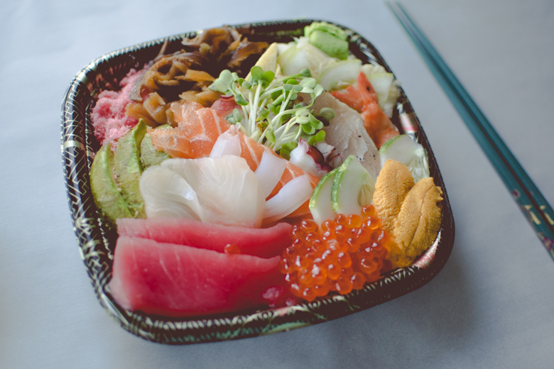 Chirashi from Sango Sushi