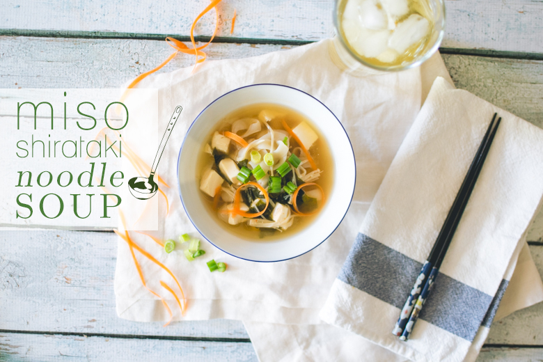 Miso Shirataki Noodle Soup
