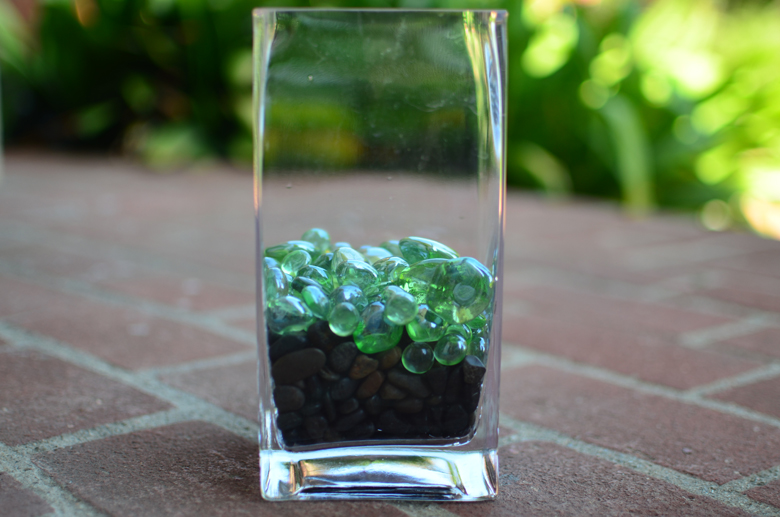River Pebbles + Glass Pebbles