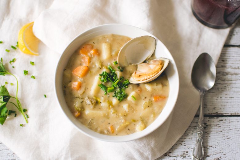 TiffanyBee.com | New England Clam Chowder Recipe