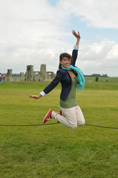Surprisingly difficult to jump & smile simultaneously