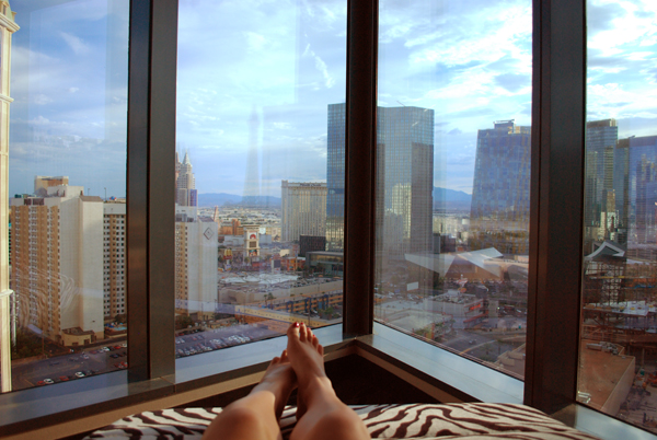 View from our hotel
