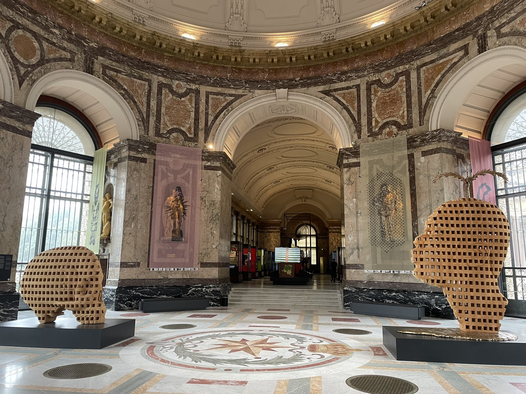marble rotunda with arches