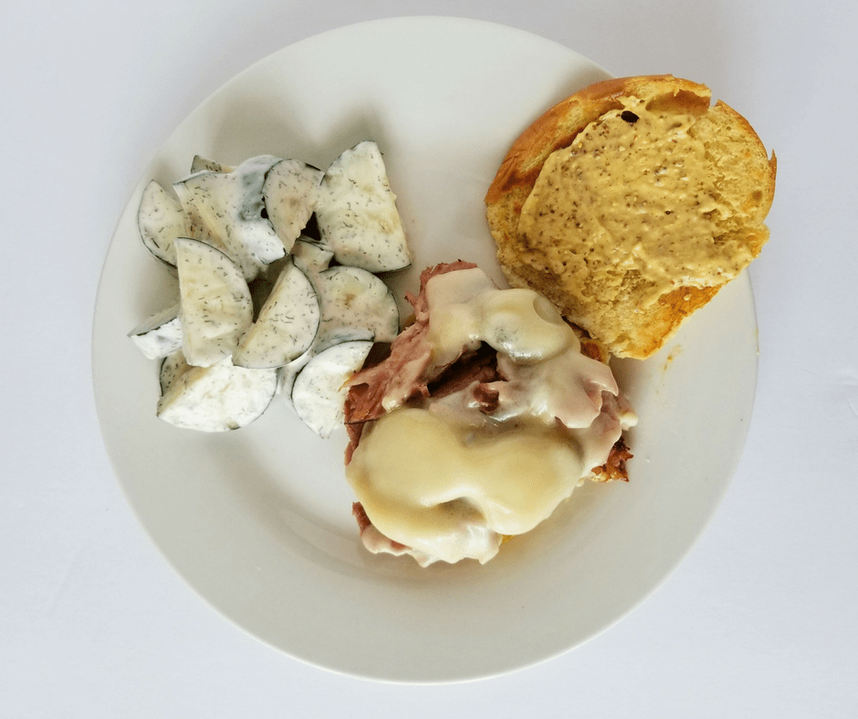 Leftover ham, ham sandwich