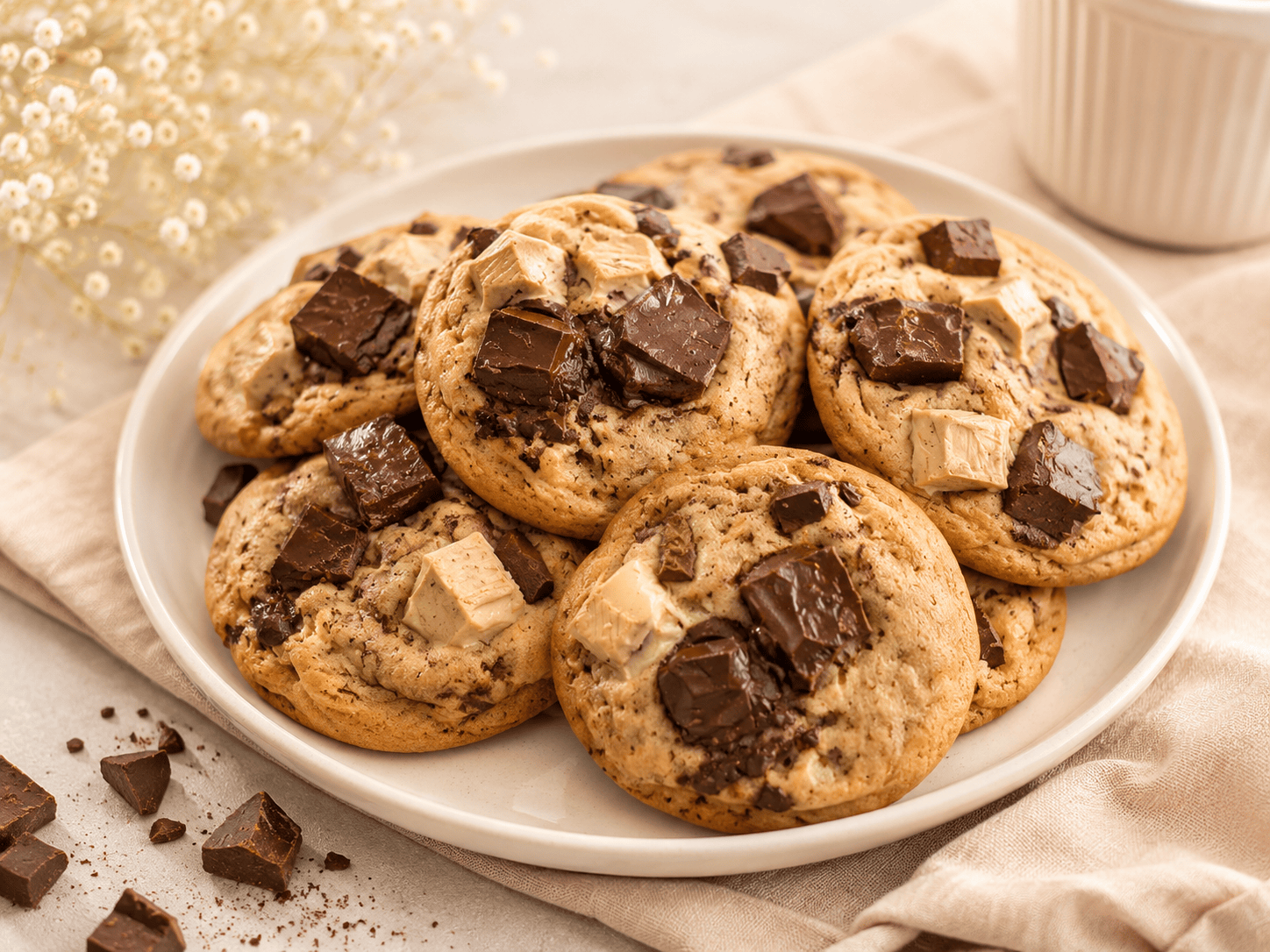 Cookie 3 chocolats