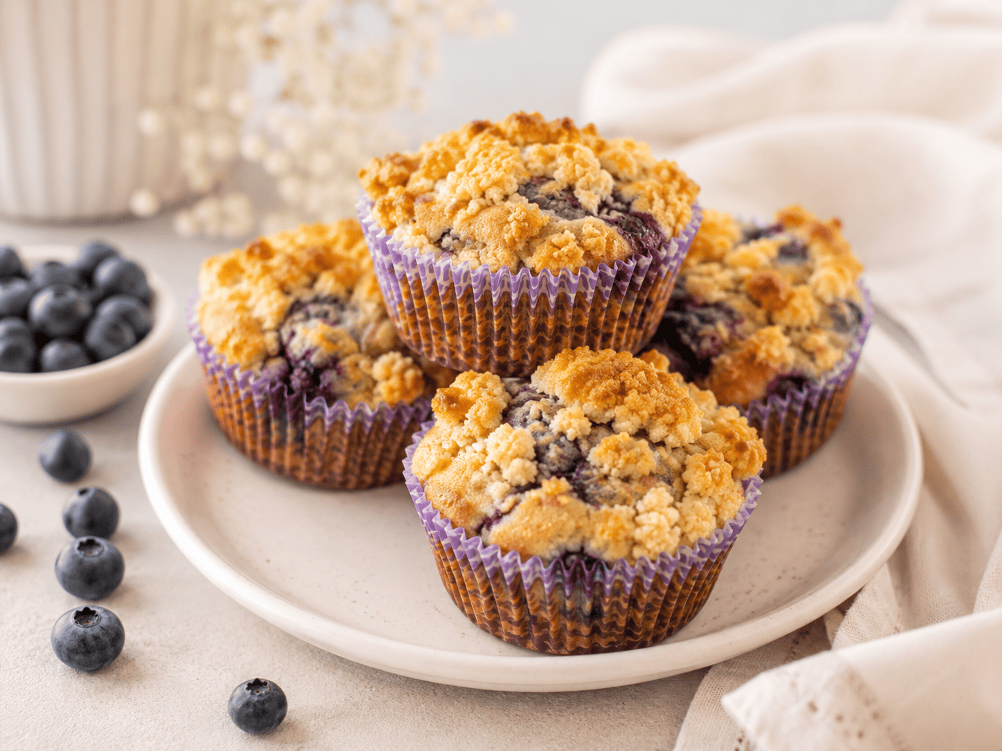 Muffins myrtilles