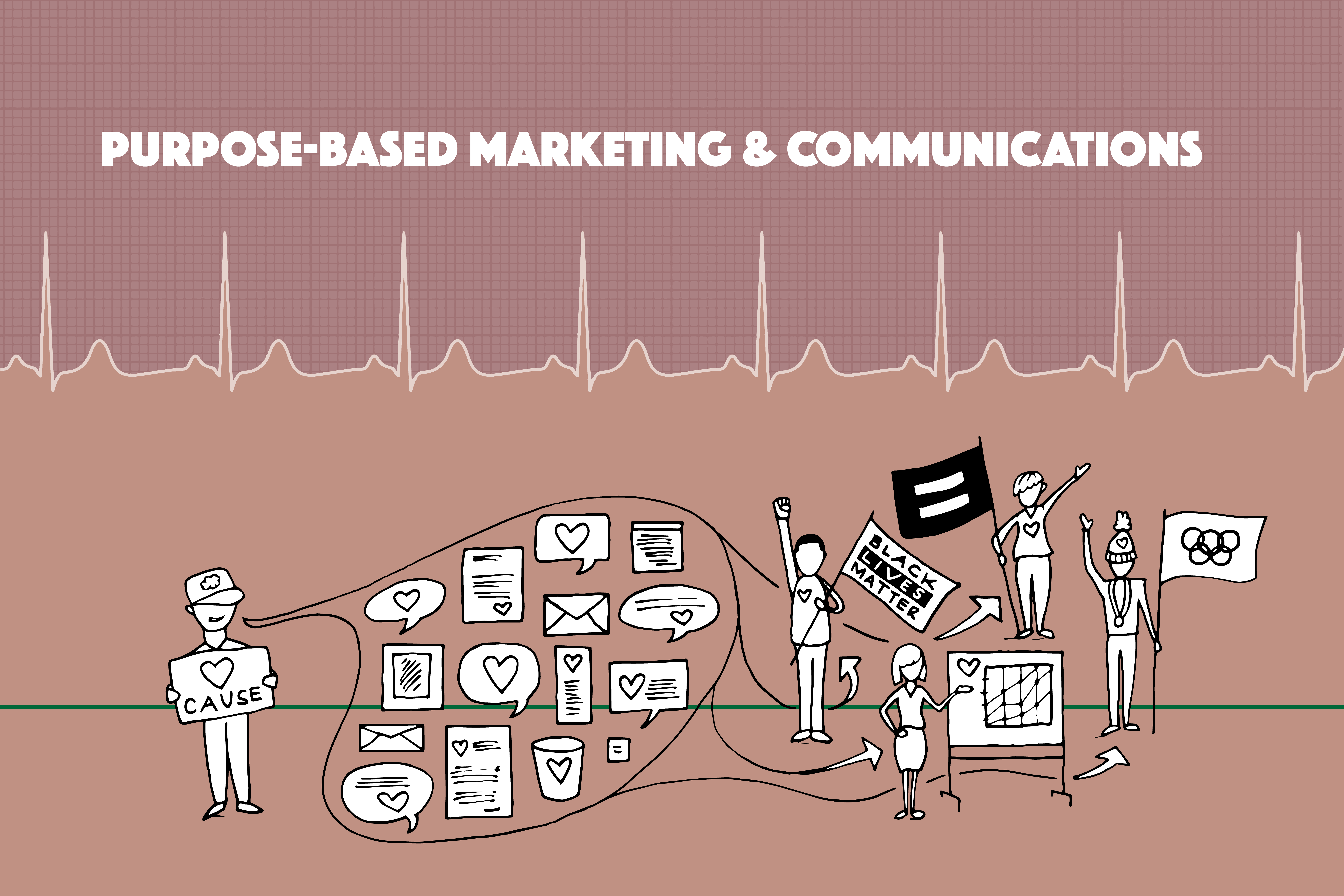 Purpose-Based Marketing & Communications Illistration