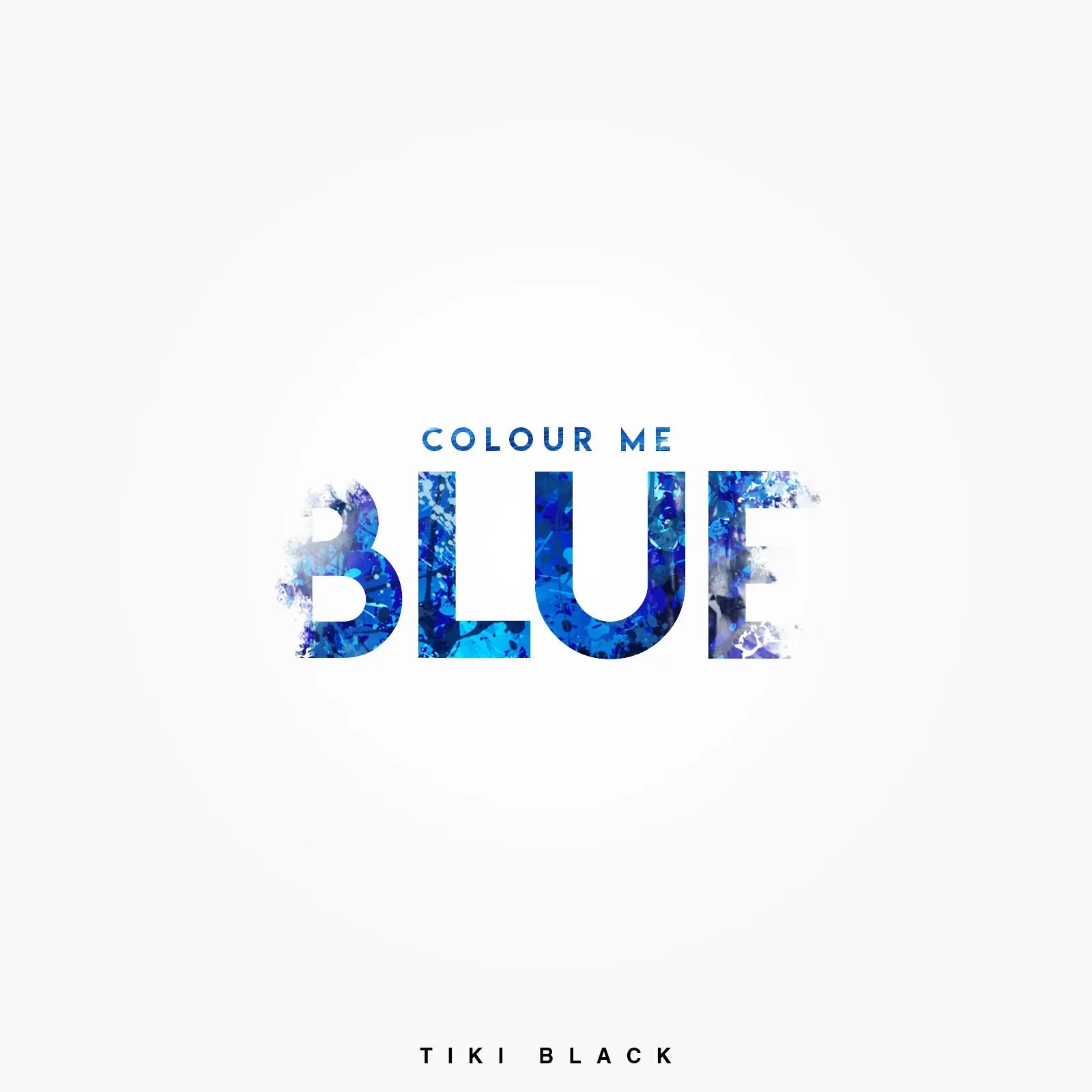 Colour Me Blue Cover Art - The Sound Of The Broken Wand by Tiki black