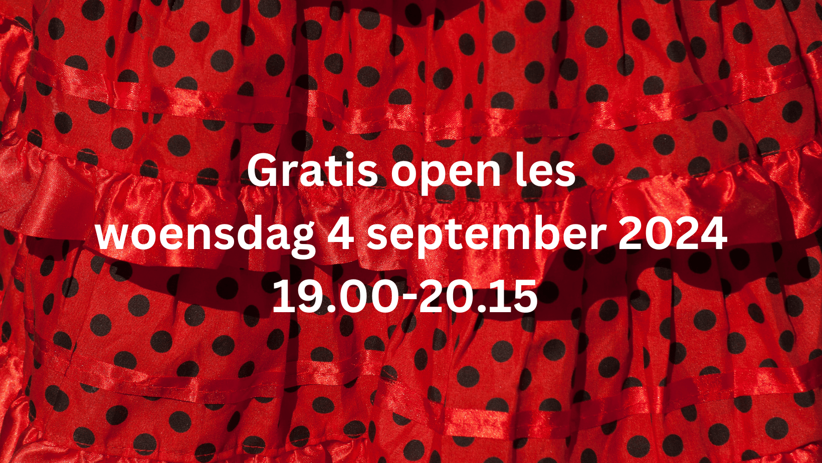 Gratis open les Spaans op 4 september 2024