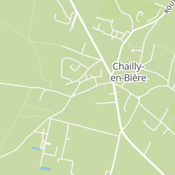 Plan Du Cadastre De La Ville De Chailly En Biere France Cadastre