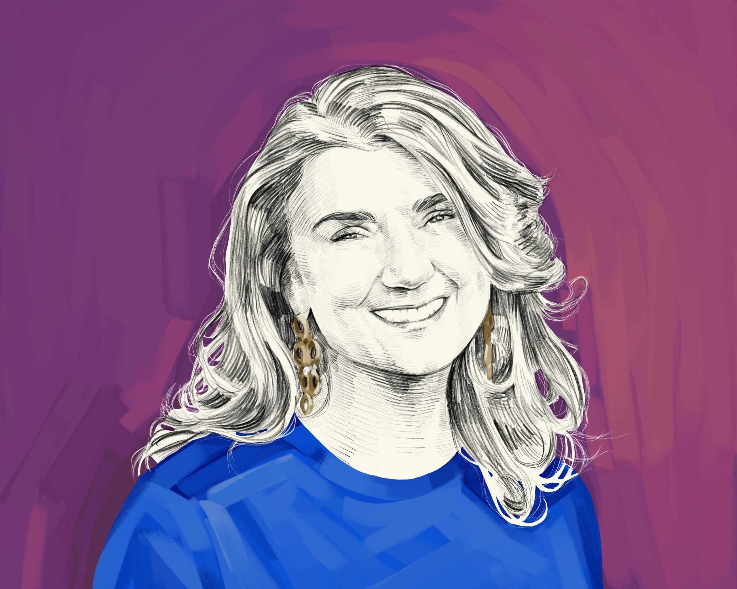 Artist's rendering of Alisa Cohn.