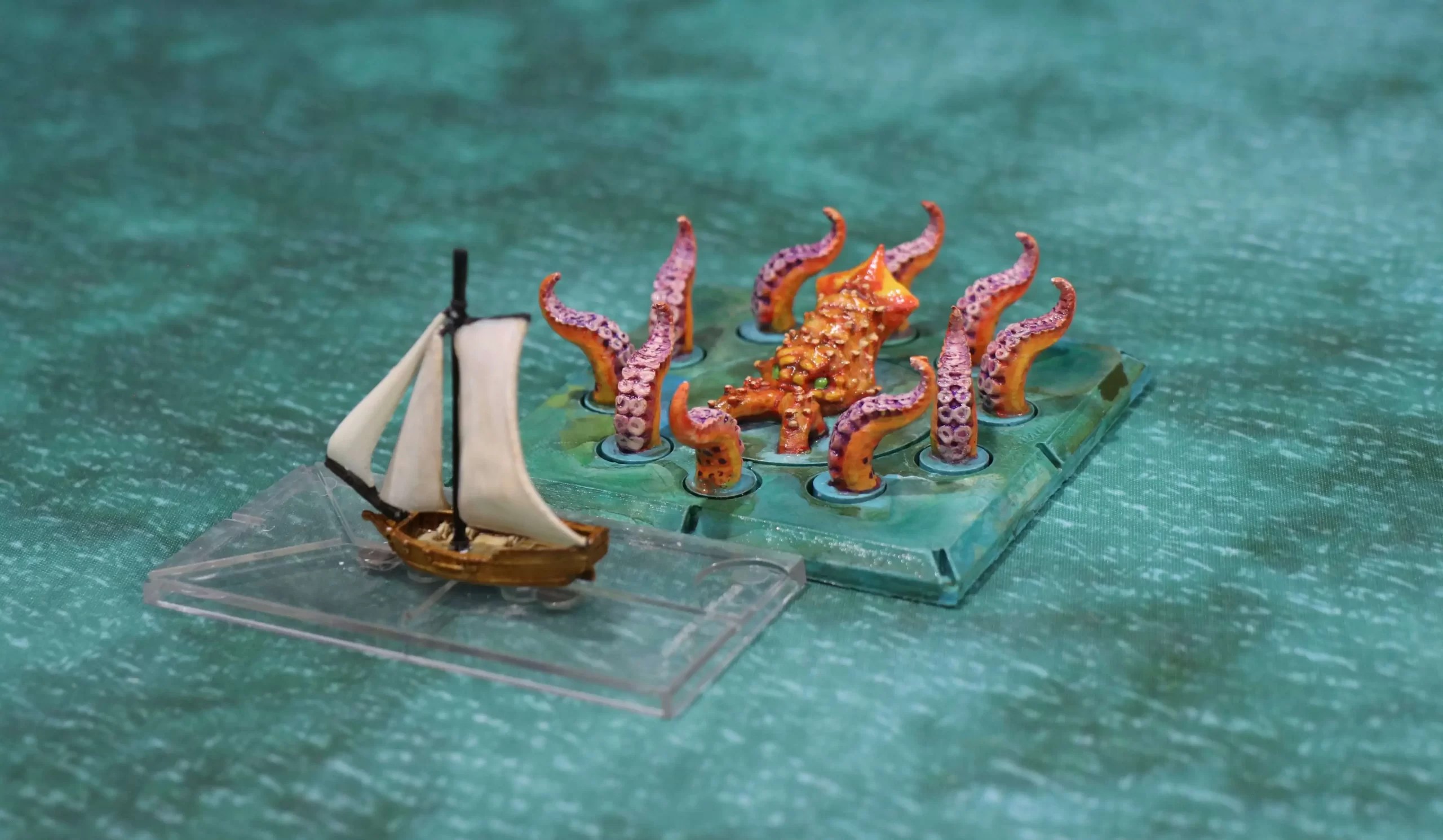 Kraken attacking a sloop