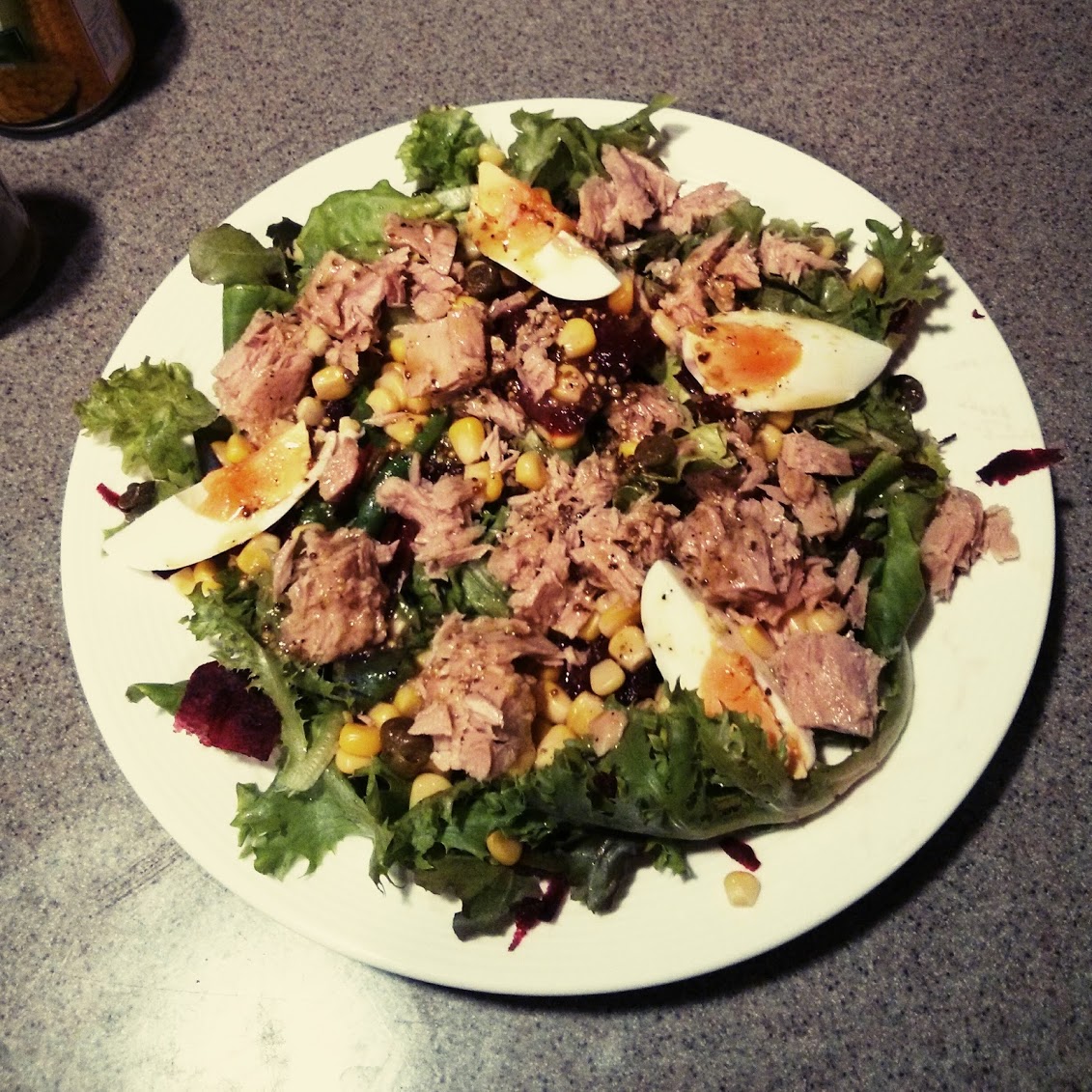 Day 240 Some days all I want for dinner is fucking big salad.