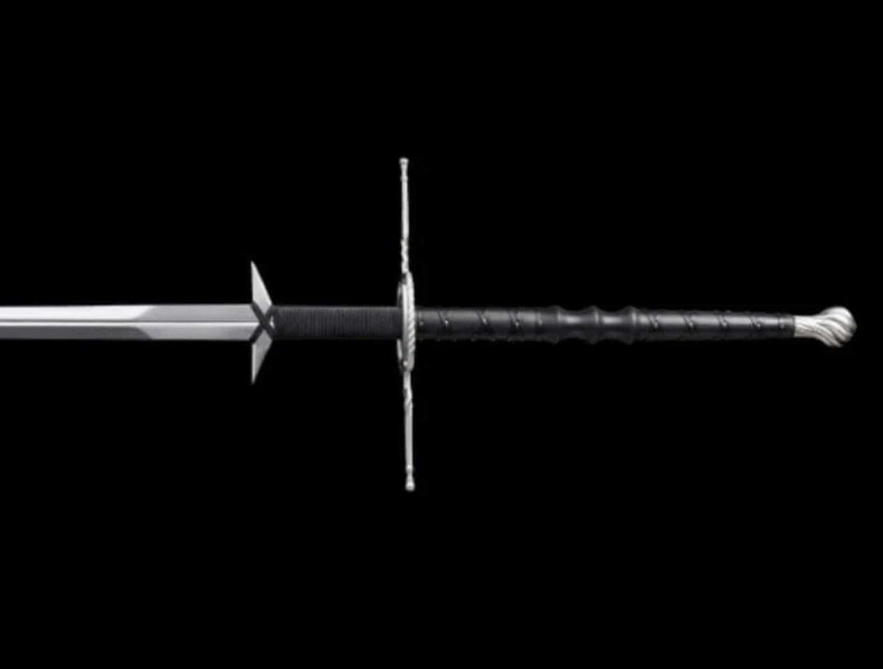 Zweihänder crossguard and side rings
