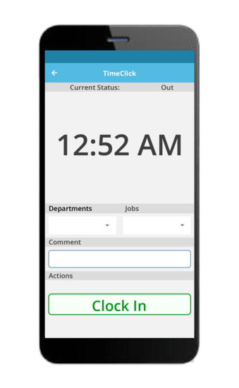 Time Clock App - Light Designs - Professional 4K Collection