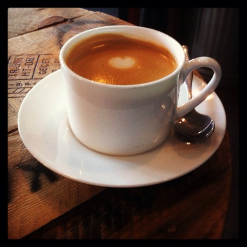 Flat White at The Green Coffee Machine