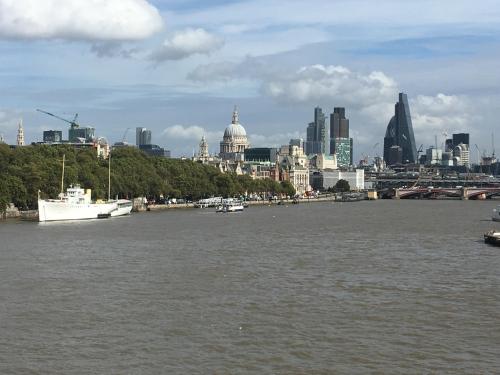 the view from Waterloo Bridge