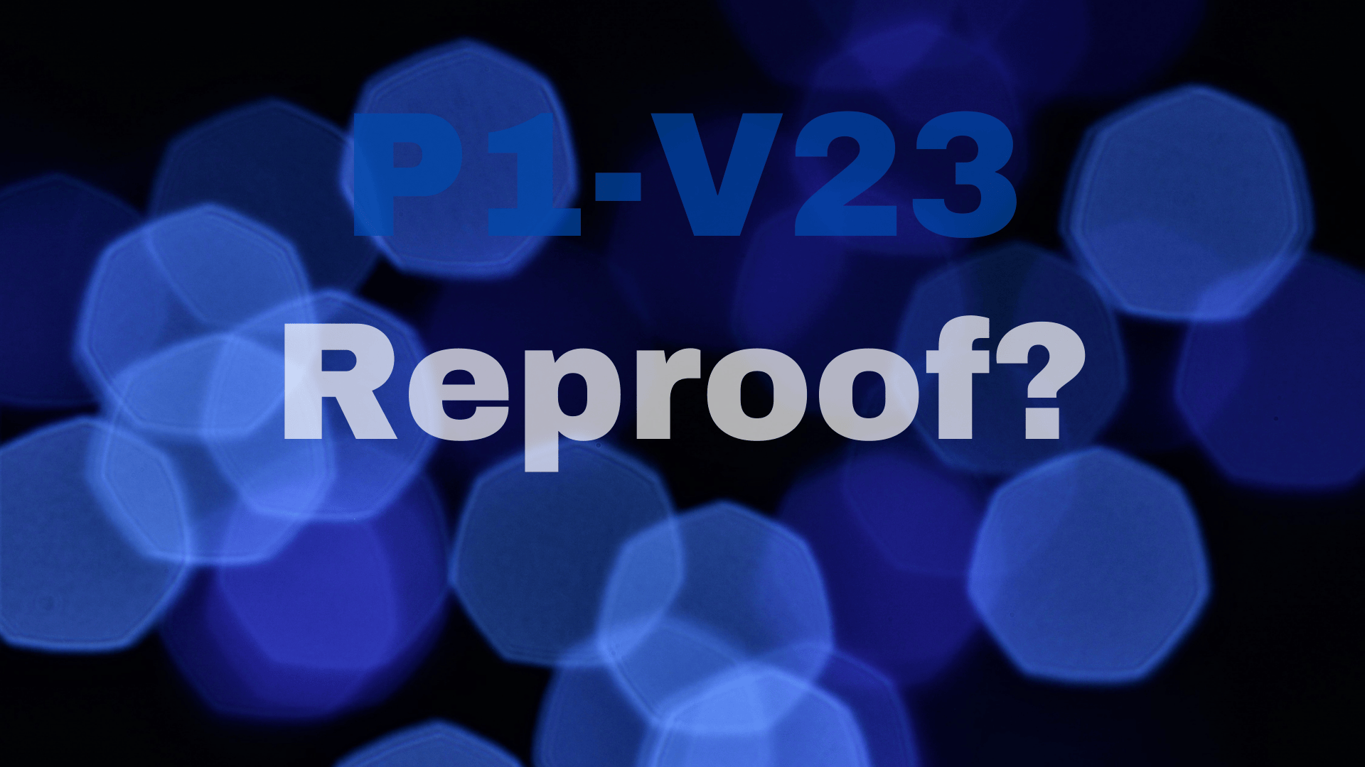 Turn to my reproof | P1-V23