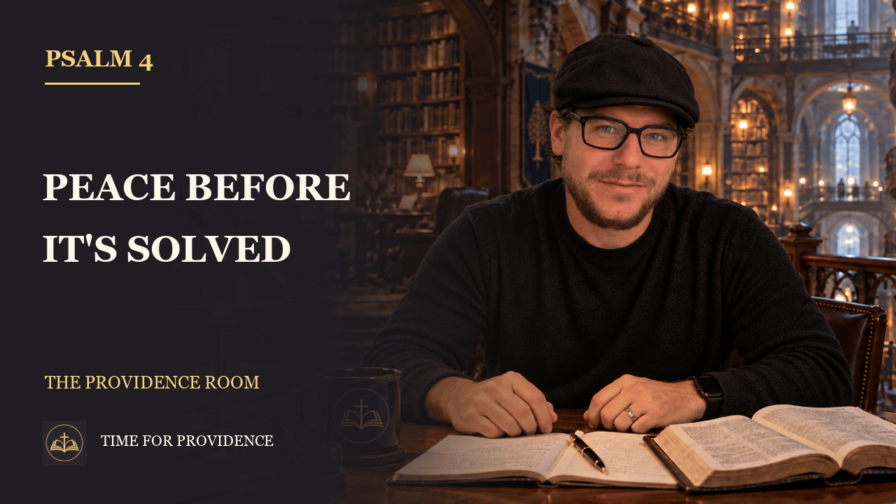 Psalm 4: Peace Before the Problems Are Solved | The Providence Room