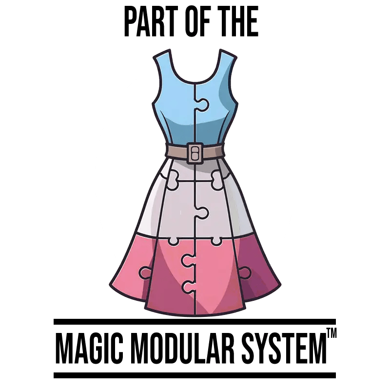 vintage inclusive sizing sewing pattern magic modular sewing system
