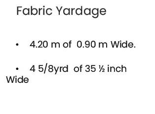 fabric yardage
