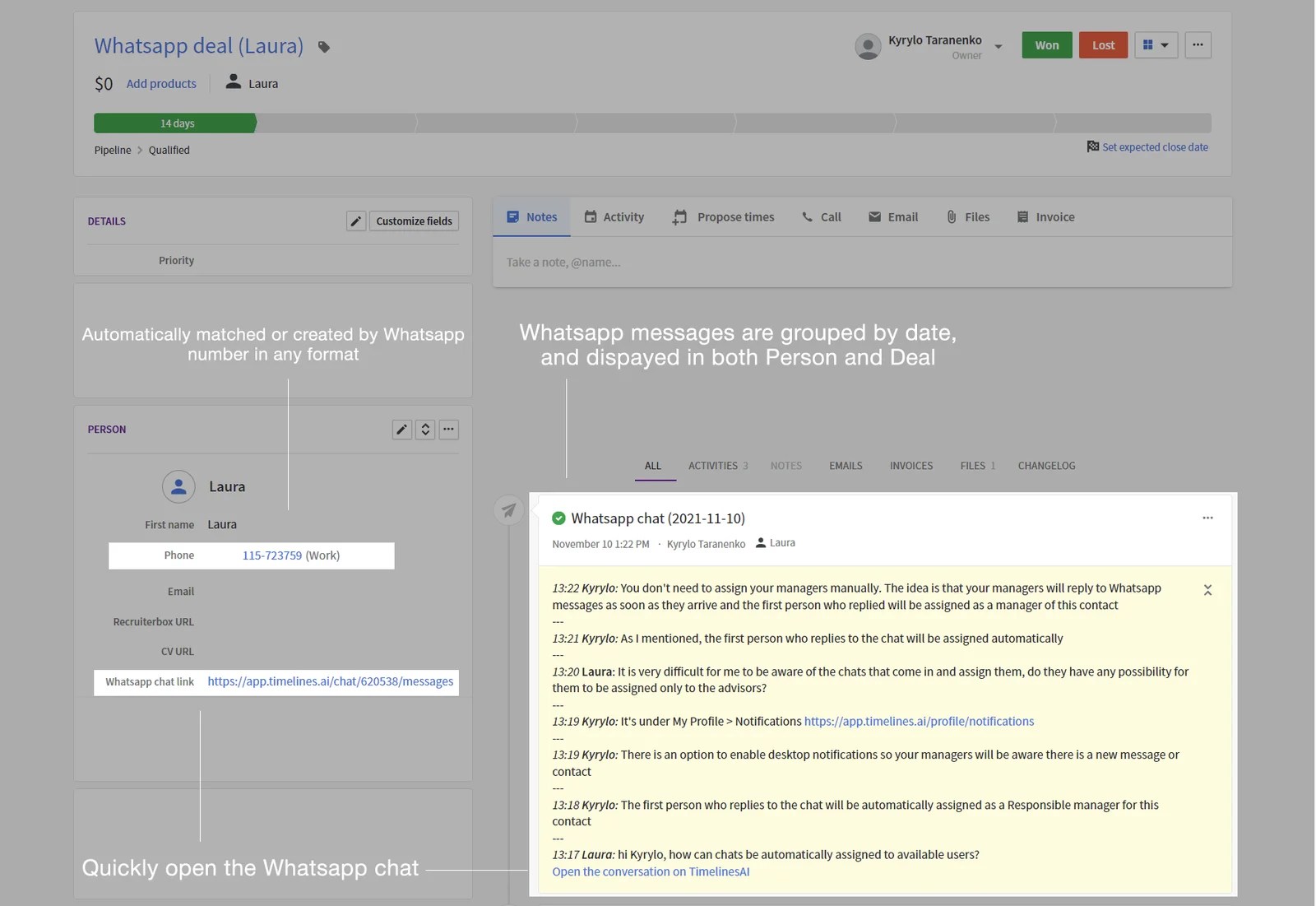 How PipeDrive integration works