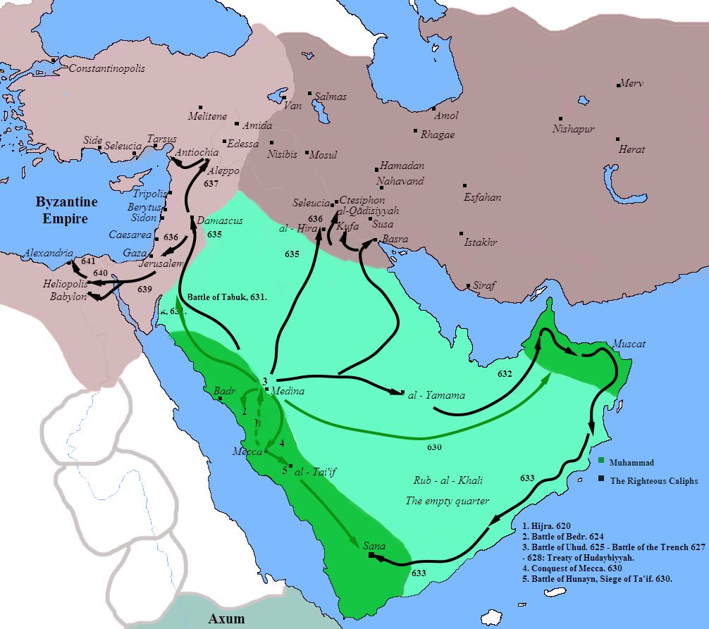 Muslim Empire Geography Muslim Conquest2 