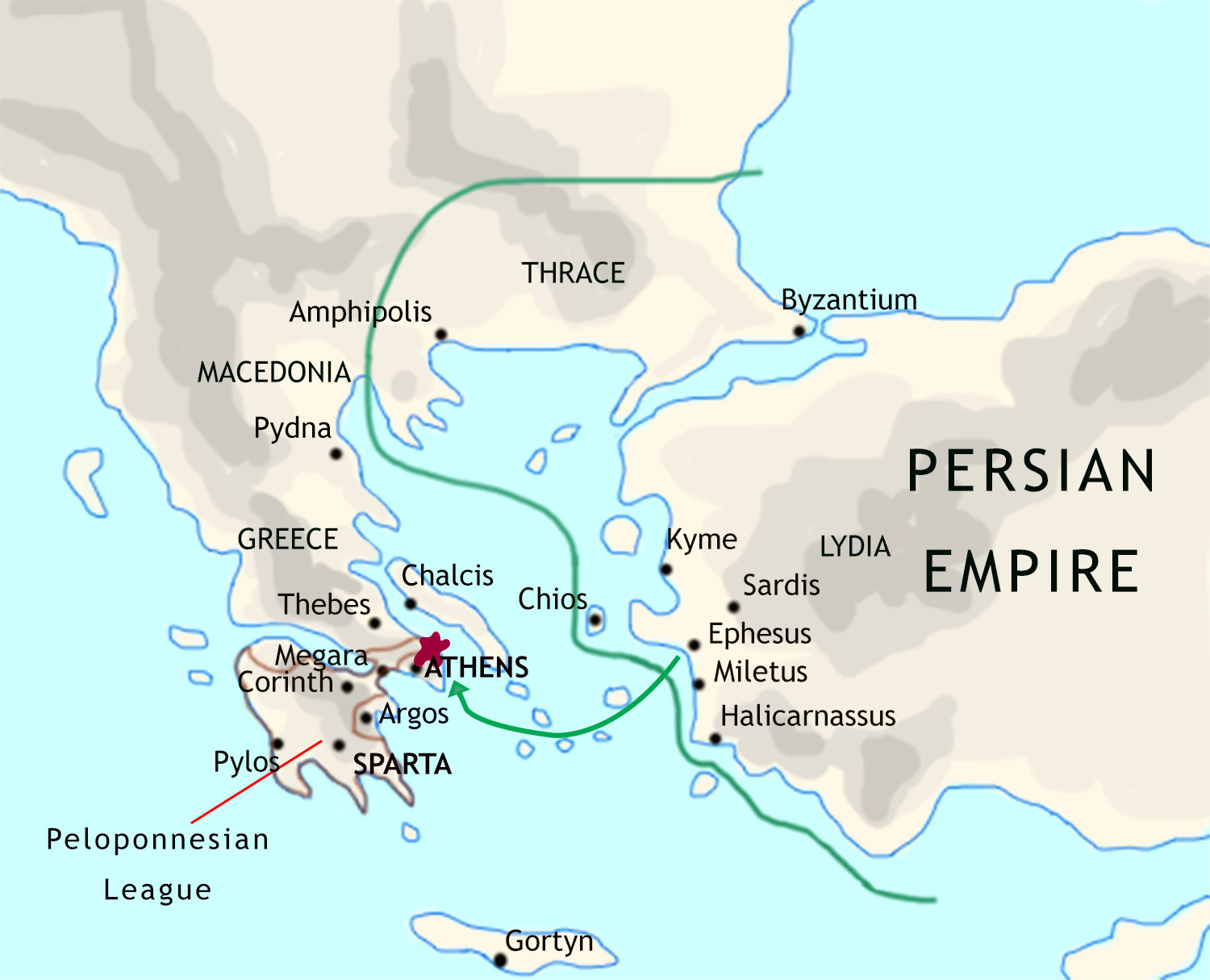 PersianWar 490BCE TimeMaps PersianWar 490BCE 