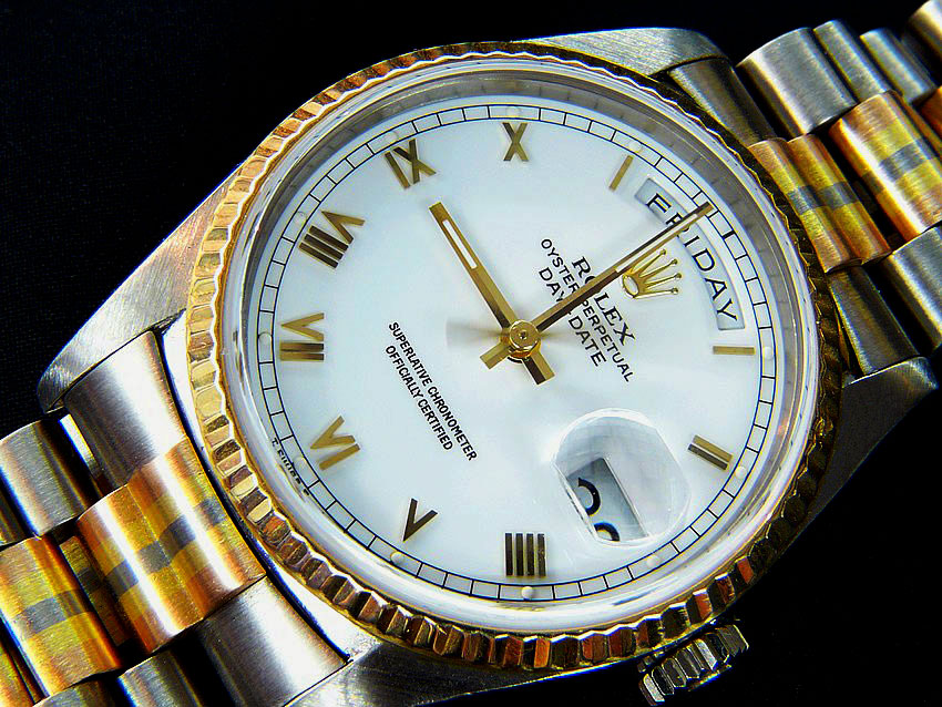 2 tone day date rolex